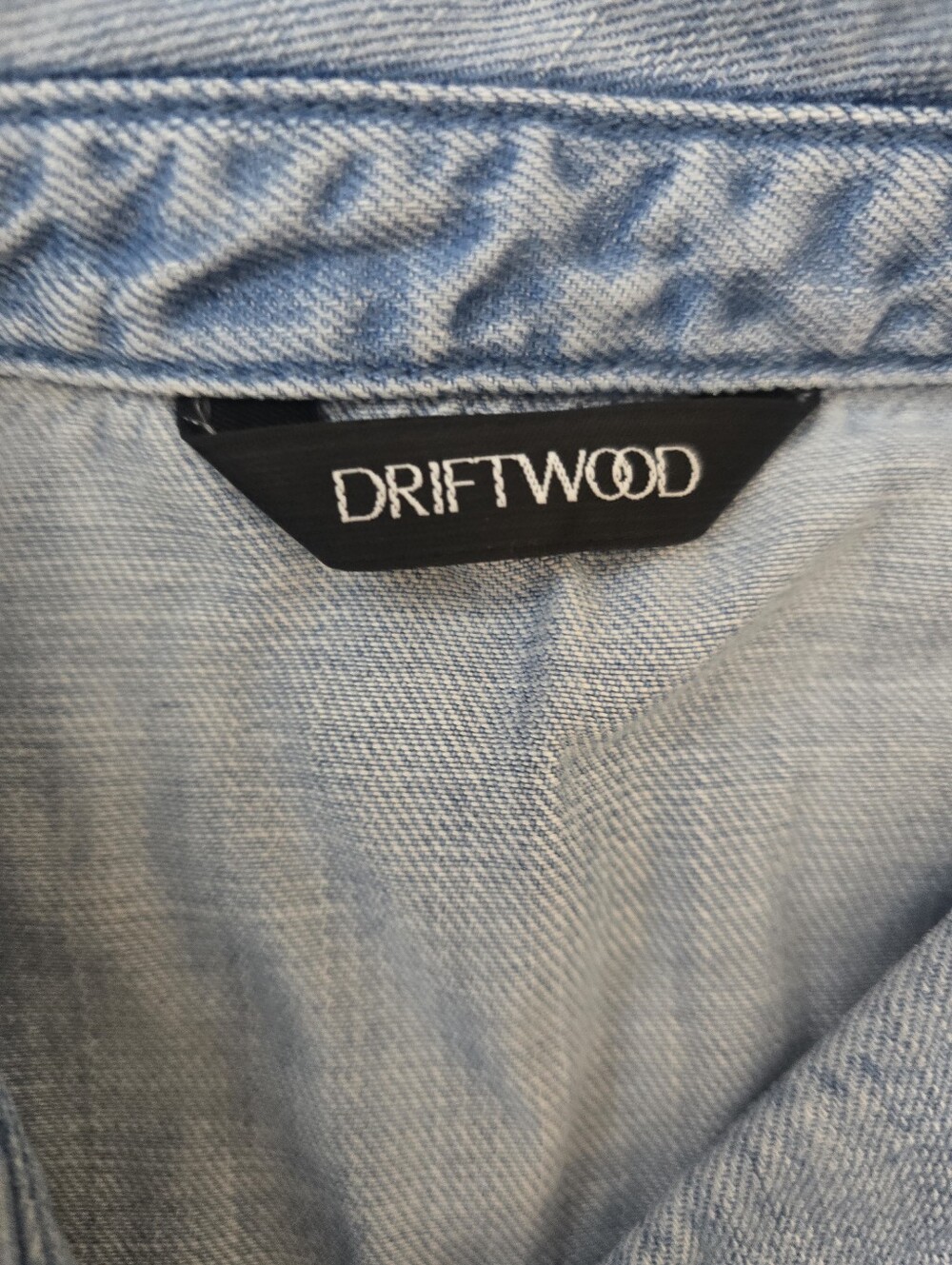 Driftwood Scottie Tencel Embroidered Shirtdress Size XL boho Loose Fit - Picture 5 of 11